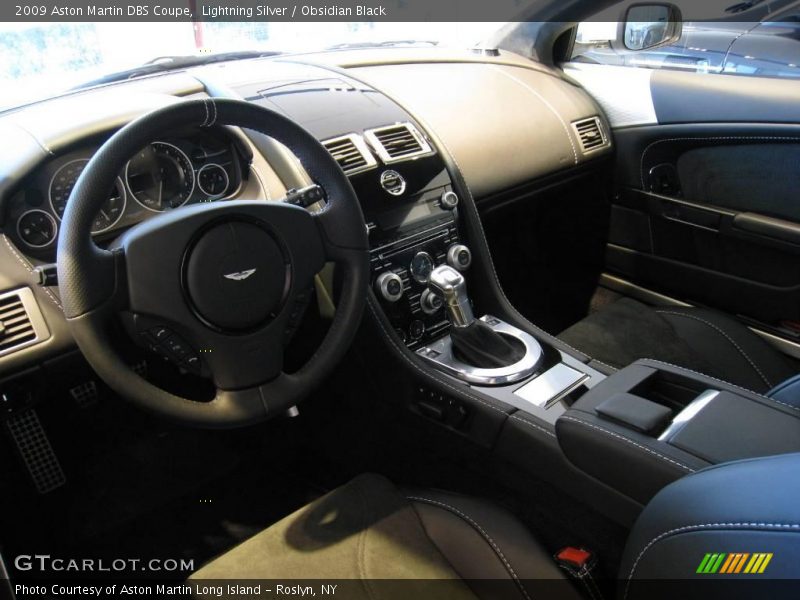 Lightning Silver / Obsidian Black 2009 Aston Martin DBS Coupe
