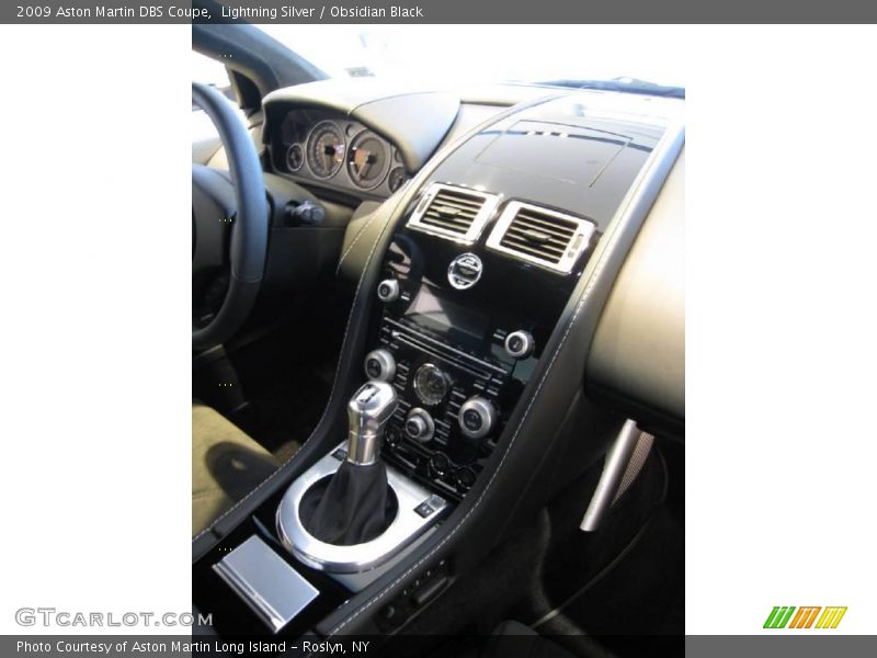 Lightning Silver / Obsidian Black 2009 Aston Martin DBS Coupe