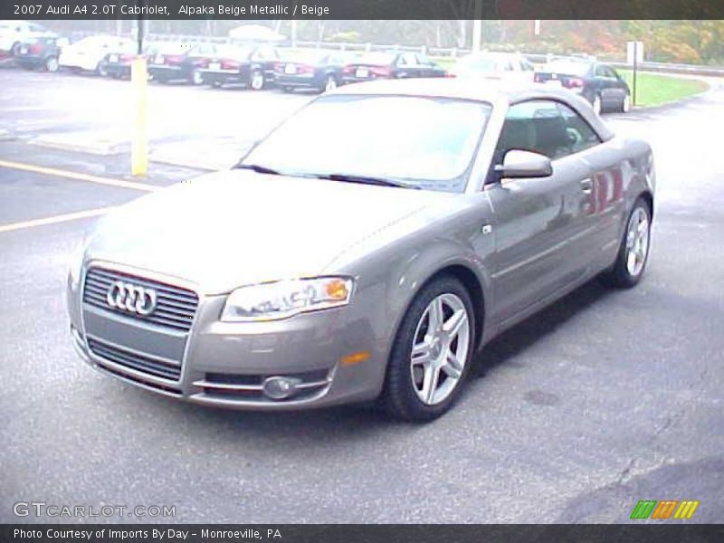 Alpaka Beige Metallic / Beige 2007 Audi A4 2.0T Cabriolet