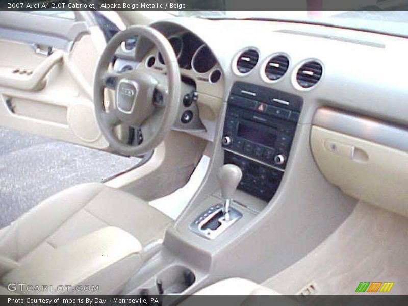 Alpaka Beige Metallic / Beige 2007 Audi A4 2.0T Cabriolet