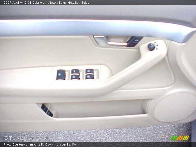 Alpaka Beige Metallic / Beige 2007 Audi A4 2.0T Cabriolet