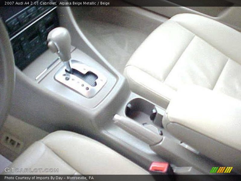 Alpaka Beige Metallic / Beige 2007 Audi A4 2.0T Cabriolet