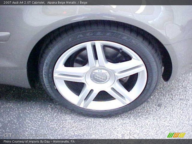 Alpaka Beige Metallic / Beige 2007 Audi A4 2.0T Cabriolet