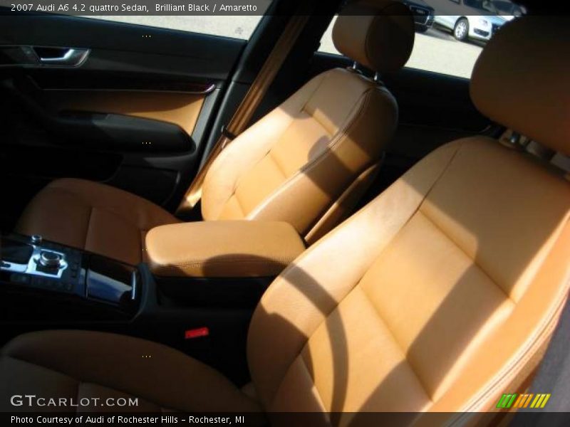 Brilliant Black / Amaretto 2007 Audi A6 4.2 quattro Sedan