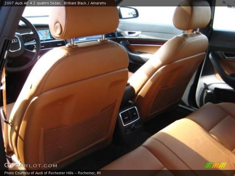 Brilliant Black / Amaretto 2007 Audi A6 4.2 quattro Sedan