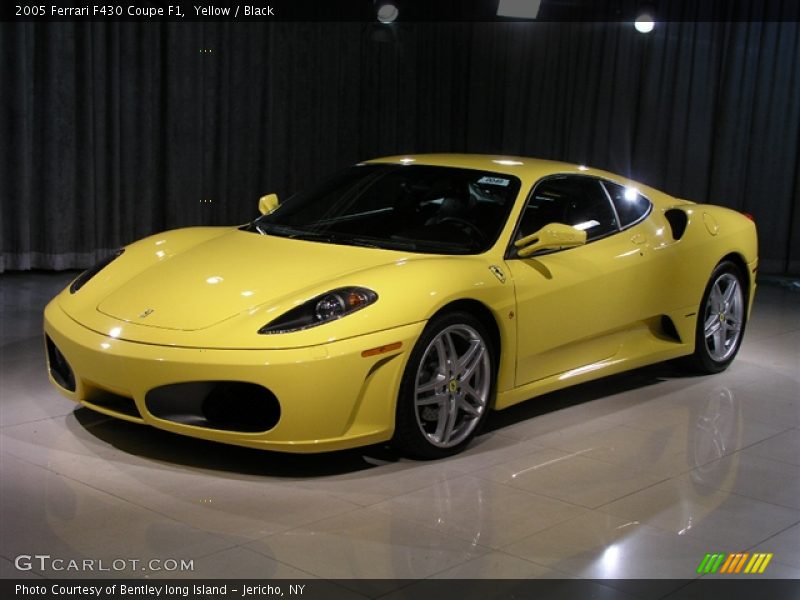 Yellow / Black 2005 Ferrari F430 Coupe F1