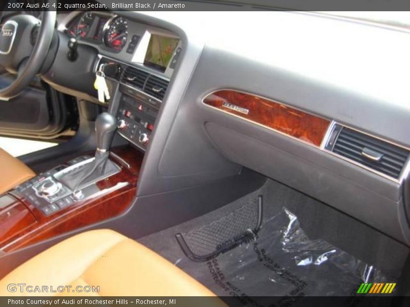 Brilliant Black / Amaretto 2007 Audi A6 4.2 quattro Sedan