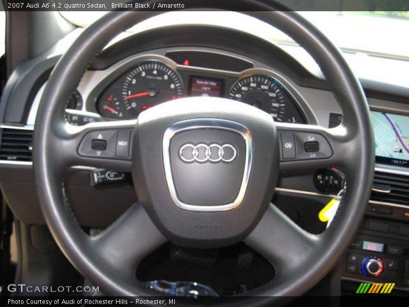 Brilliant Black / Amaretto 2007 Audi A6 4.2 quattro Sedan