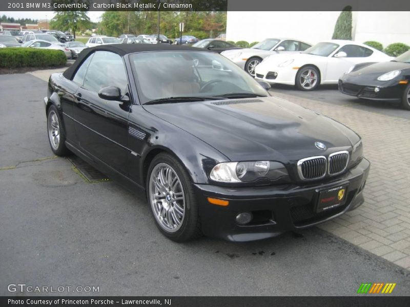 Carbon Black Metallic / Cinnamon 2001 BMW M3 Convertible