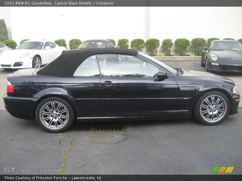 Carbon Black Metallic / Cinnamon 2001 BMW M3 Convertible