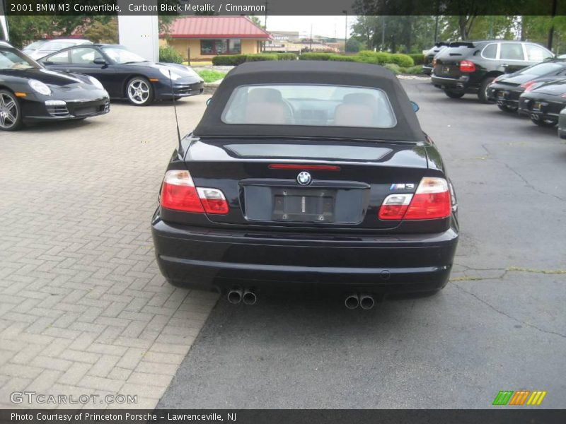 Carbon Black Metallic / Cinnamon 2001 BMW M3 Convertible