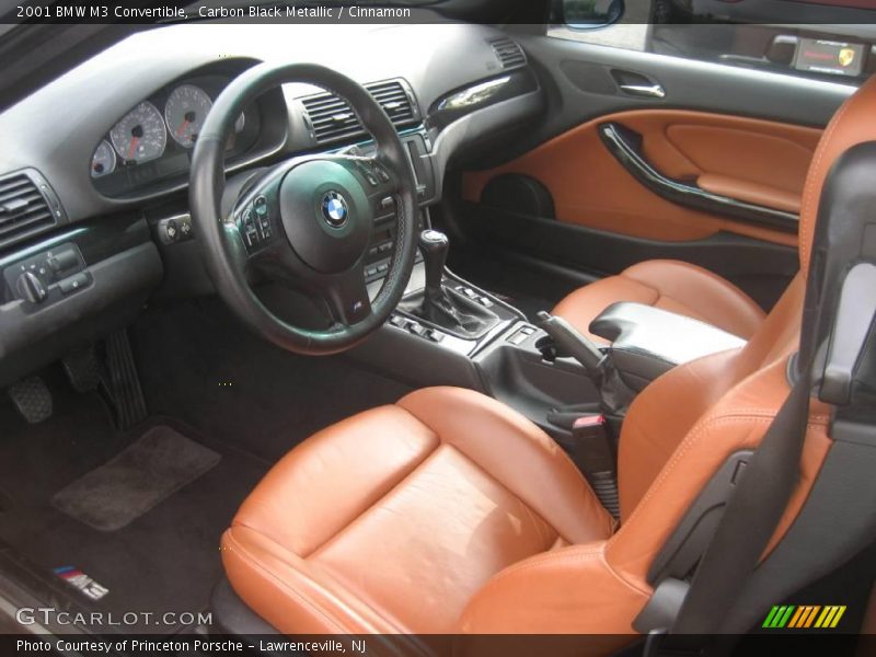 Carbon Black Metallic / Cinnamon 2001 BMW M3 Convertible