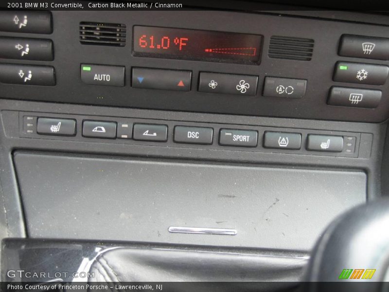 Carbon Black Metallic / Cinnamon 2001 BMW M3 Convertible