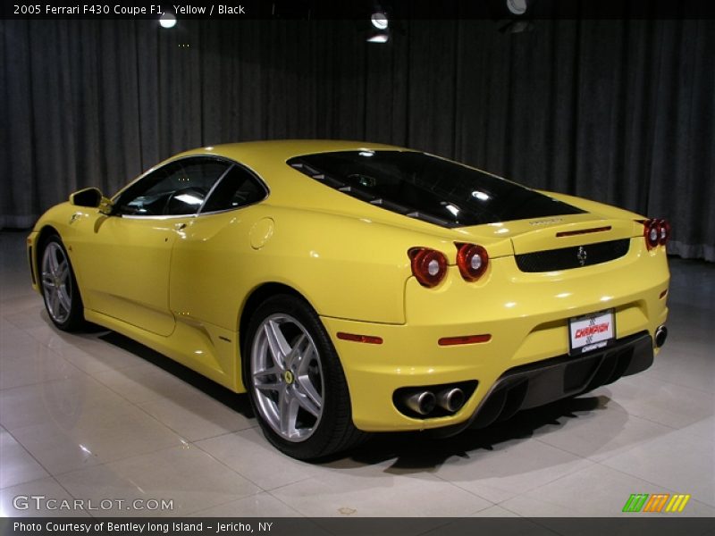 Yellow / Black 2005 Ferrari F430 Coupe F1
