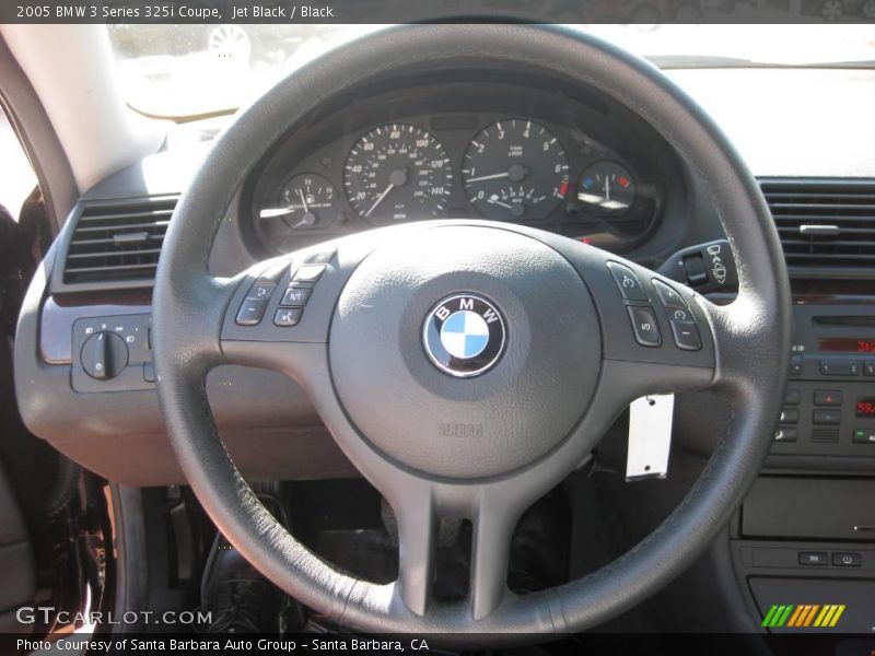 Jet Black / Black 2005 BMW 3 Series 325i Coupe