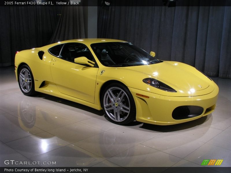 Yellow / Black 2005 Ferrari F430 Coupe F1