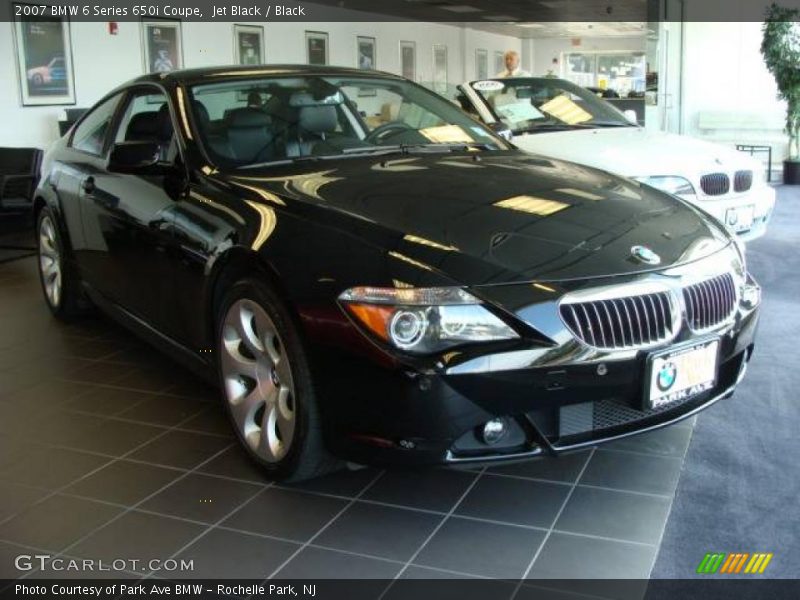 Jet Black / Black 2007 BMW 6 Series 650i Coupe