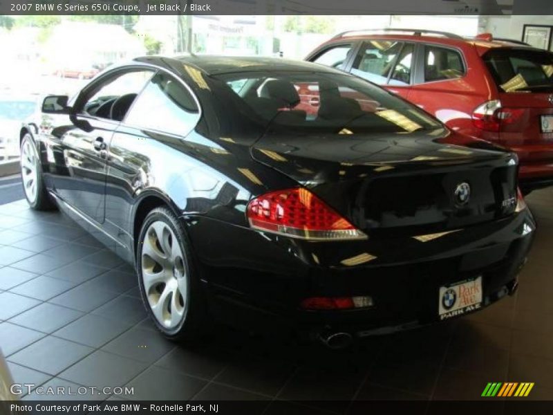 Jet Black / Black 2007 BMW 6 Series 650i Coupe