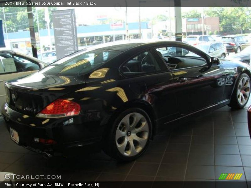 Jet Black / Black 2007 BMW 6 Series 650i Coupe
