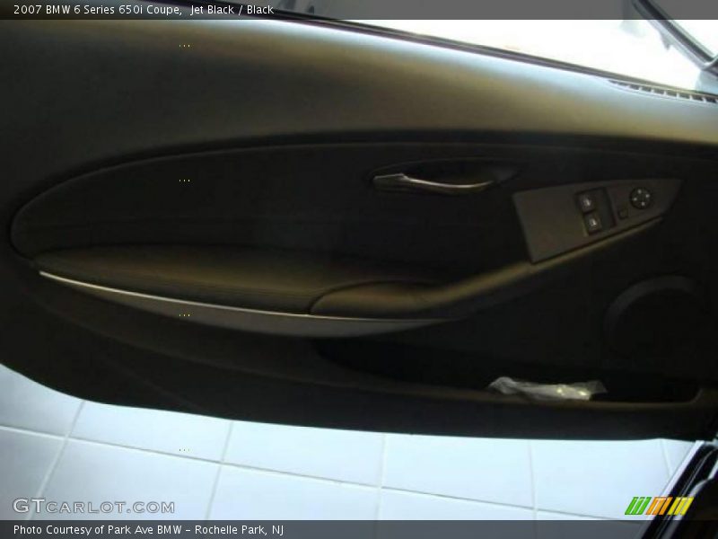 Jet Black / Black 2007 BMW 6 Series 650i Coupe