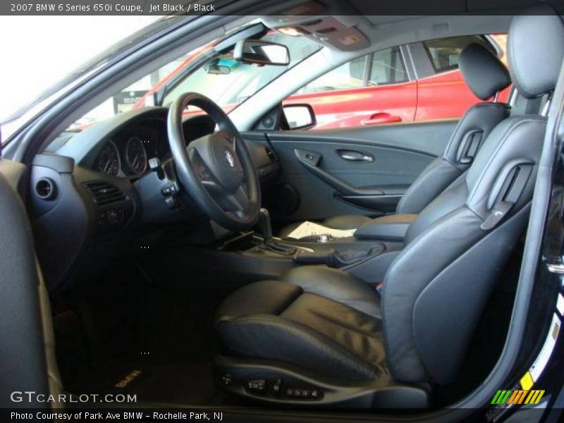 Jet Black / Black 2007 BMW 6 Series 650i Coupe