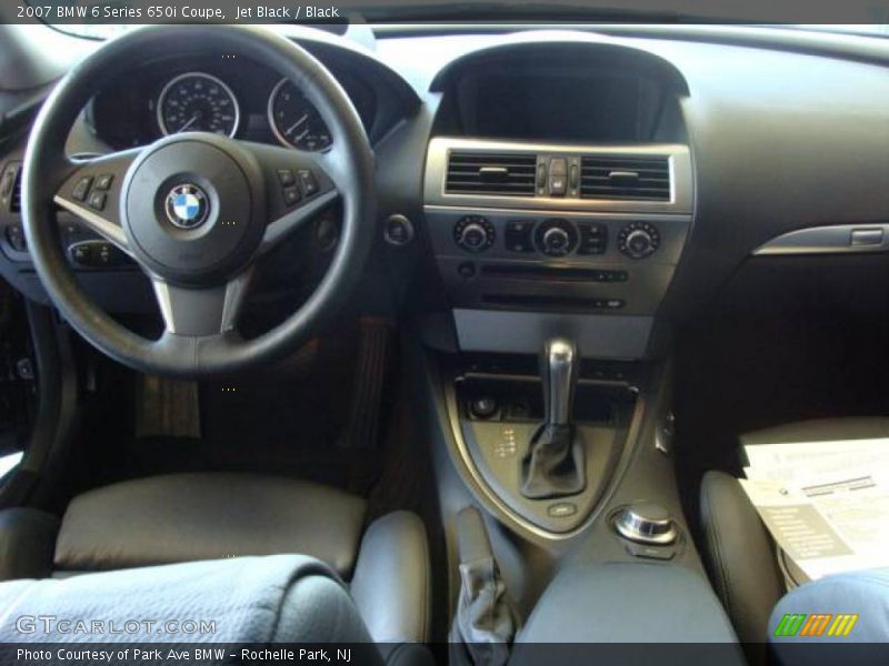 Jet Black / Black 2007 BMW 6 Series 650i Coupe