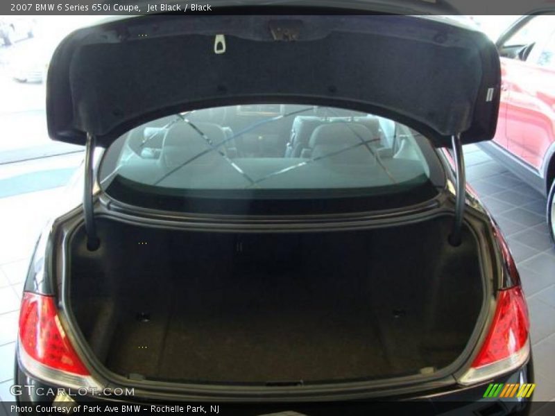 Jet Black / Black 2007 BMW 6 Series 650i Coupe