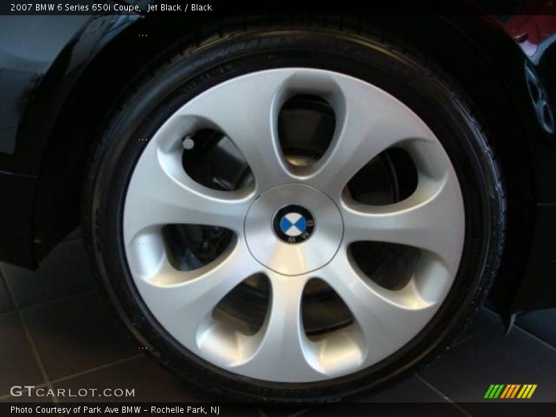 Jet Black / Black 2007 BMW 6 Series 650i Coupe