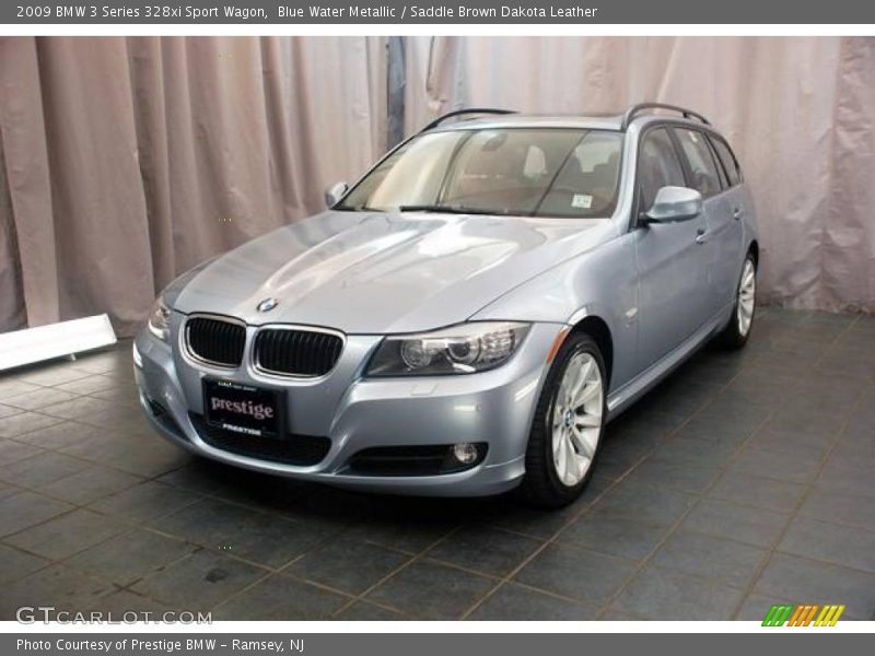 Blue Water Metallic / Saddle Brown Dakota Leather 2009 BMW 3 Series 328xi Sport Wagon