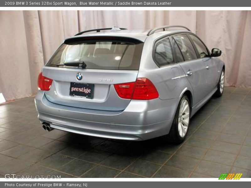 Blue Water Metallic / Saddle Brown Dakota Leather 2009 BMW 3 Series 328xi Sport Wagon