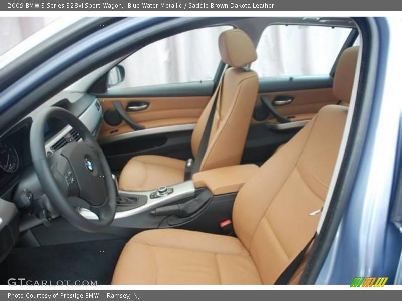 Blue Water Metallic / Saddle Brown Dakota Leather 2009 BMW 3 Series 328xi Sport Wagon