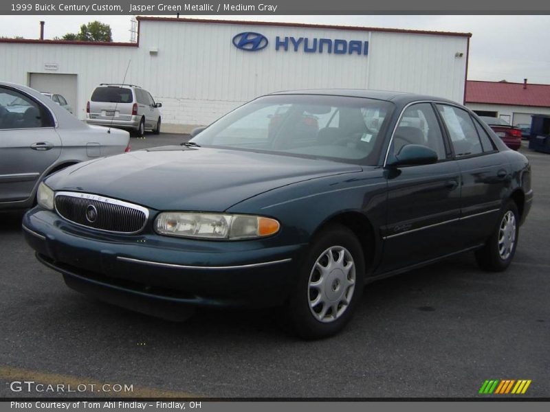 Jasper Green Metallic / Medium Gray 1999 Buick Century Custom