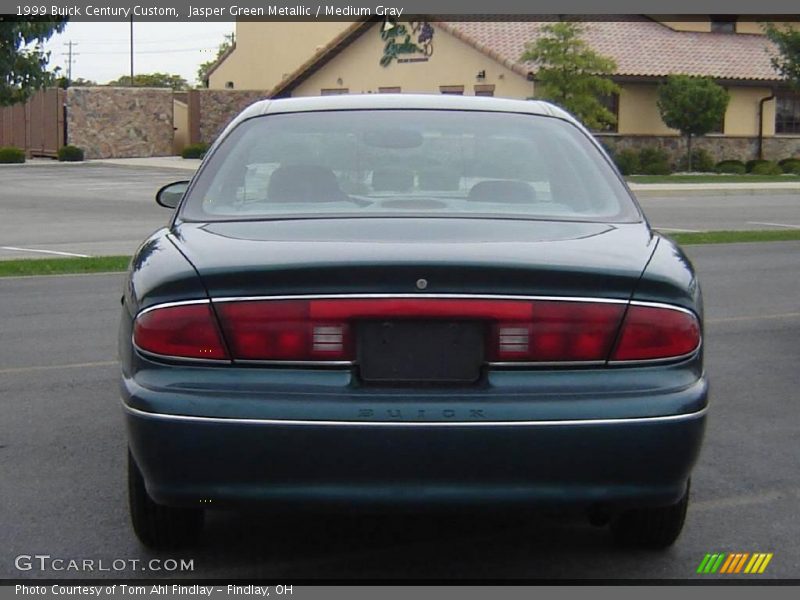 Jasper Green Metallic / Medium Gray 1999 Buick Century Custom