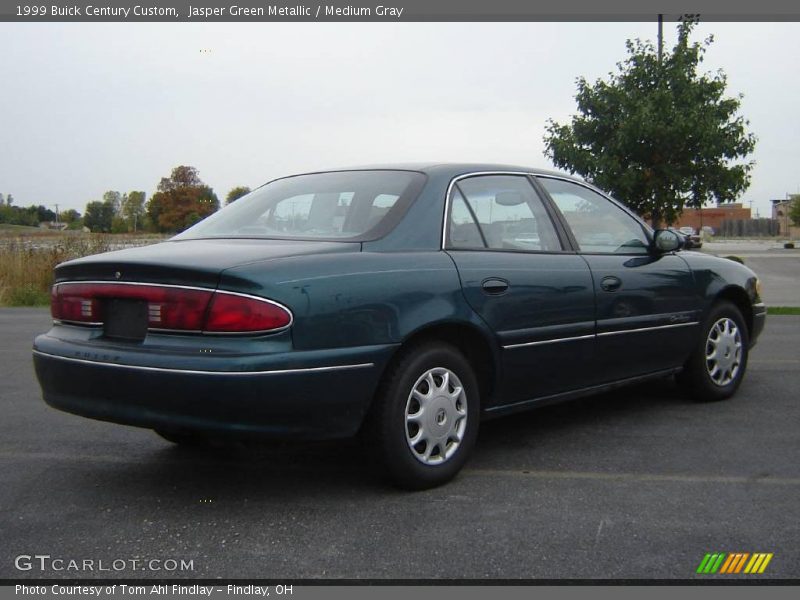 Jasper Green Metallic / Medium Gray 1999 Buick Century Custom