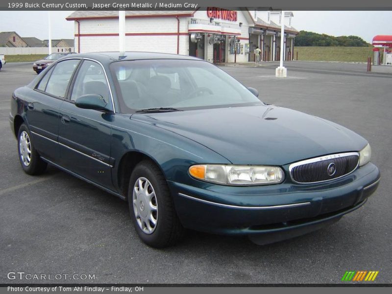 Jasper Green Metallic / Medium Gray 1999 Buick Century Custom