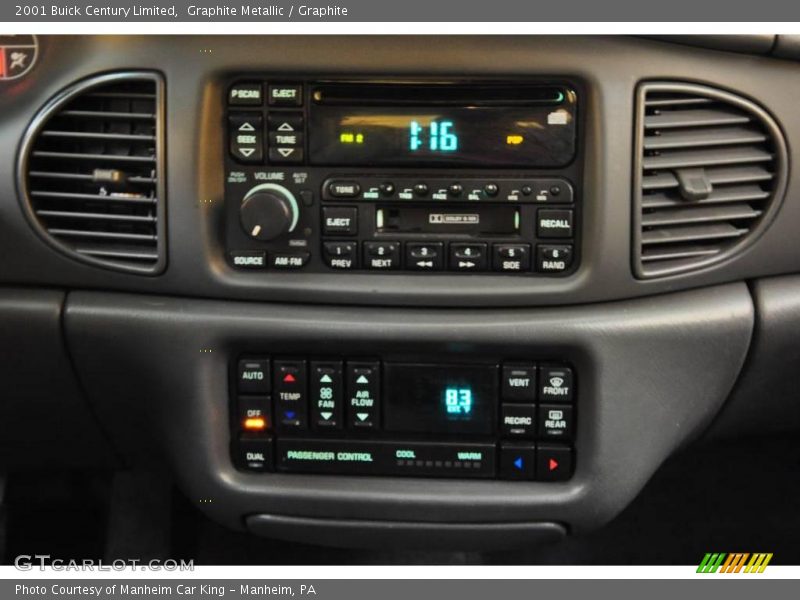 Graphite Metallic / Graphite 2001 Buick Century Limited