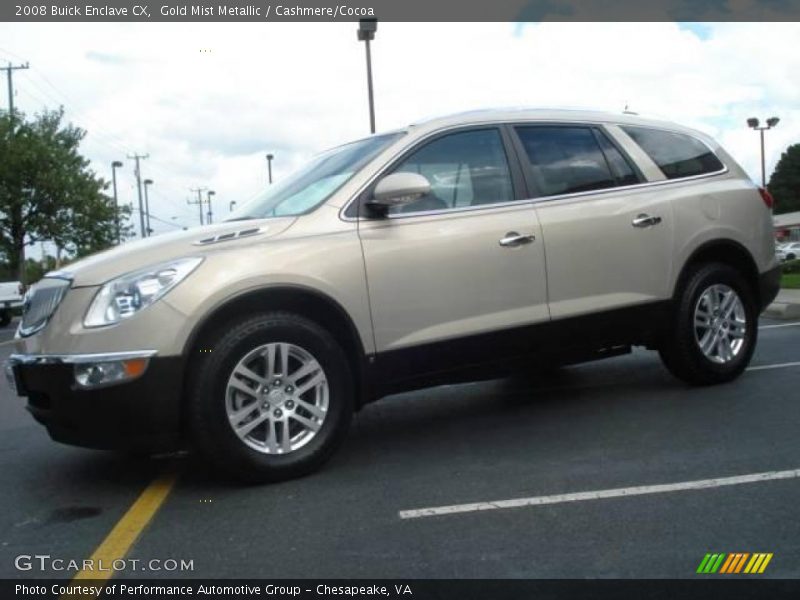 Gold Mist Metallic / Cashmere/Cocoa 2008 Buick Enclave CX