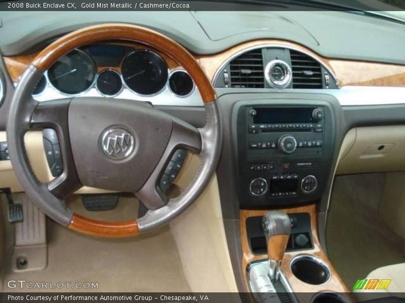 Gold Mist Metallic / Cashmere/Cocoa 2008 Buick Enclave CX