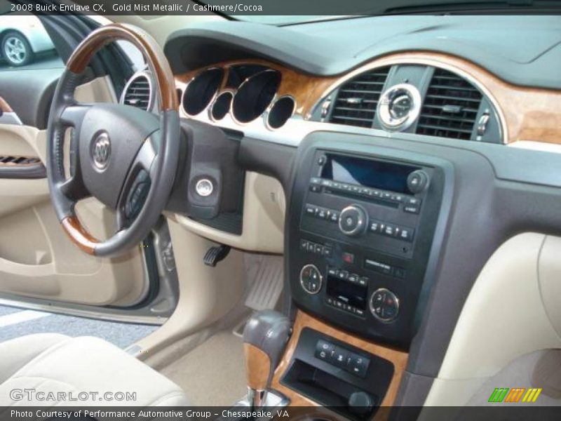Gold Mist Metallic / Cashmere/Cocoa 2008 Buick Enclave CX