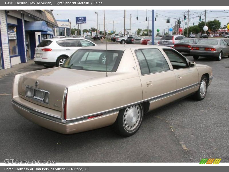 Light Sandrift Metallic / Beige 1996 Cadillac DeVille Sedan