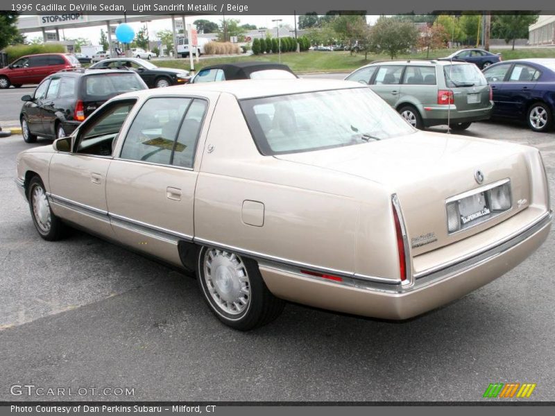 Light Sandrift Metallic / Beige 1996 Cadillac DeVille Sedan