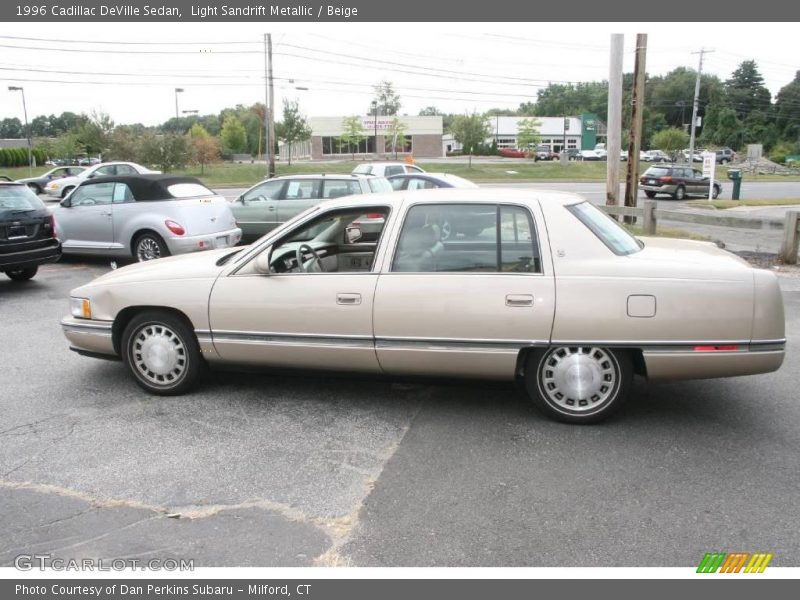 Light Sandrift Metallic / Beige 1996 Cadillac DeVille Sedan