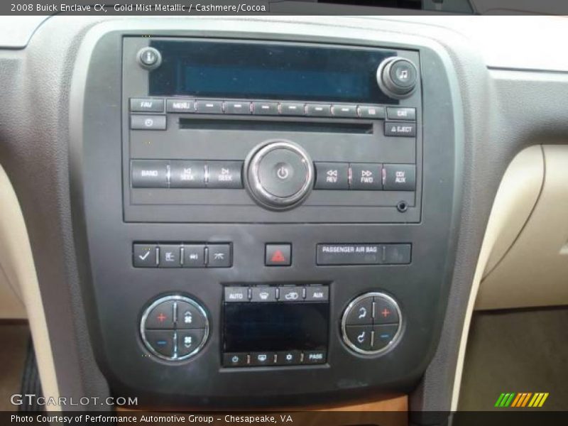 Gold Mist Metallic / Cashmere/Cocoa 2008 Buick Enclave CX