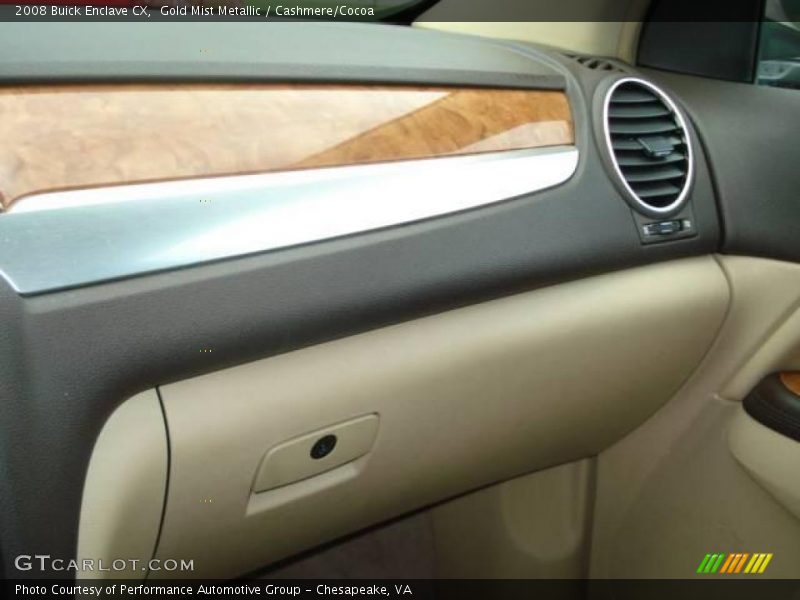 Gold Mist Metallic / Cashmere/Cocoa 2008 Buick Enclave CX