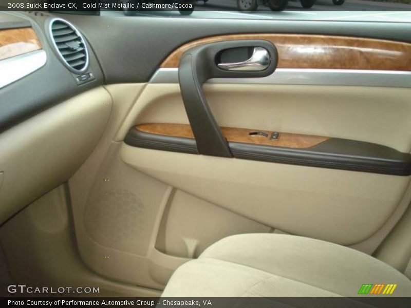 Gold Mist Metallic / Cashmere/Cocoa 2008 Buick Enclave CX