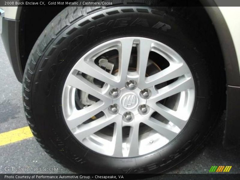 Gold Mist Metallic / Cashmere/Cocoa 2008 Buick Enclave CX