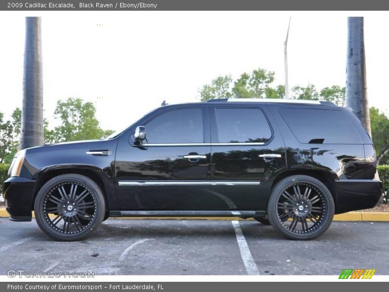 Black Raven / Ebony/Ebony 2009 Cadillac Escalade