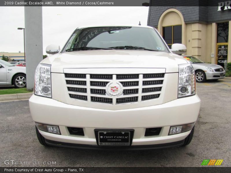 White Diamond / Cocoa/Cashmere 2009 Cadillac Escalade AWD