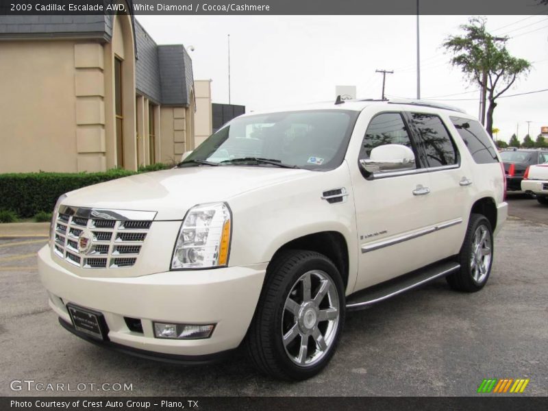 White Diamond / Cocoa/Cashmere 2009 Cadillac Escalade AWD