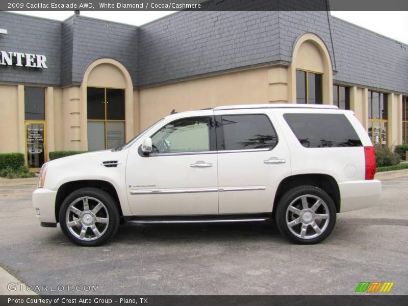 White Diamond / Cocoa/Cashmere 2009 Cadillac Escalade AWD